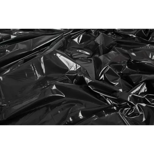 Fetish - lakk lepedő - 200 × 230 cm (fekete)