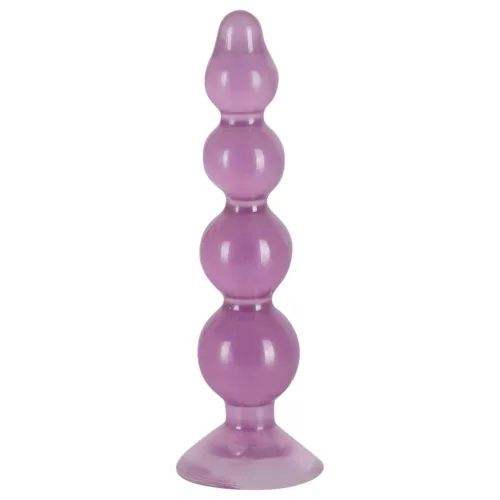 You2Toys - anal beads - tapadókorongos análbot (lila)