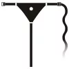 You2Toys - Silicone Strap-On - felcsatolható dildó (fekete)