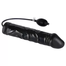   You2Toys - latex, pumpálható análtágító - nagy (fekete)