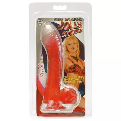 NMC - Jolly dildó (17 cm) - vörös