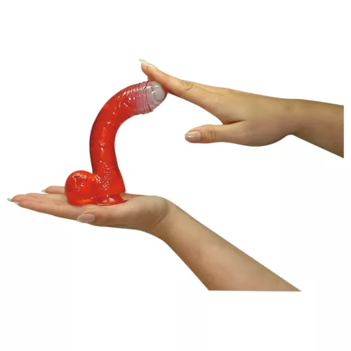 NMC - Jolly dildó (17 cm) - vörös