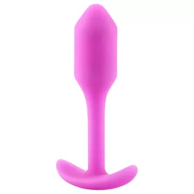 b-vibe Snug Plug 1 - anál plug belső súllyal (55g) - pink