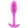 b-vibe Snug Plug 1 - anál plug belső súllyal (55g) - pink