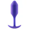b-vibe Snug Plug 2 - dupla golyós anál plug (114g) - lila
