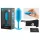 b-vibe Snug Plug 3 - dupla golyós anál plug (180g) - kék