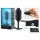 b-vibe Snug Plug 3 - dupla golyós anál plug (180g) - fekete
