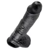 King Cock 10 herés dildó (25 cm, fekete)