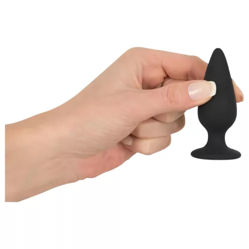 Black Velvets Heavy - 40g-os anál plug (fekete)