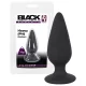 Black Velvets Heavy - 75g-os anál plug (fekete)