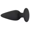 Black Velvets Heavy - 75g-os anál plug (fekete)