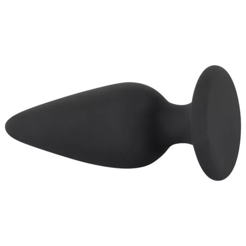Black Velvets Heavy - 75g-os anál plug (fekete)