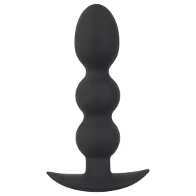 Black Velvets Heavy - 145g-os gömbös anál plug (fekete)
