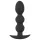 Black Velvets Heavy - 145g-os gömbös anál plug (fekete)