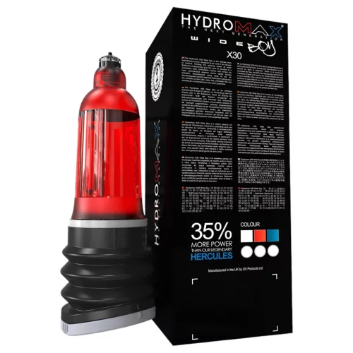 Bathmate Hydromax 7 Wide - Hidropumpa (piros)