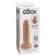 King Cock 6 - élethű dildó (15 cm) - natúr