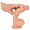 realistixxx - tapadókorongos élethű dildó (22cm) - natúr