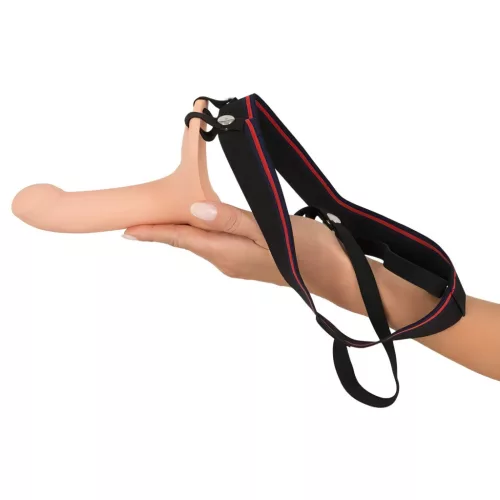 You2Toys - Strap-on M - felcsatolható, üreges dildó - natúr