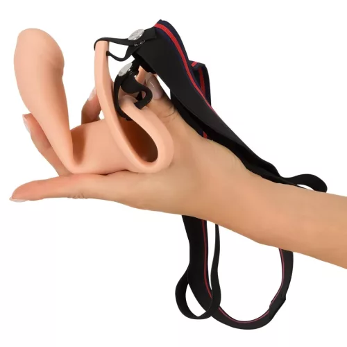 You2Toys - Strap-on M - felcsatolható, üreges dildó - natúr