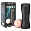 mystim Opus E Anus - elektro műpopsi maszturbátor (natúr-fekete)