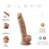 Silexd 7 - tapadókorongos dildó - 17,5cm (natúr)