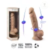 Silexd 7 - tapadókorongos dildó - 17,5cm (natúr)