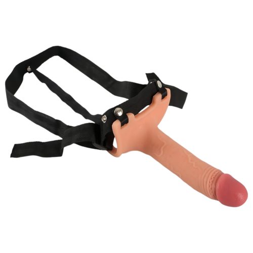 Realistixxx Strap-on - felcsatolható, üreges dildó (natúr)
