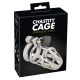 You2Toys - Chastity Cage - fém pénisz ketrec, lakattal