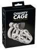 You2Toys - Chastity Cage - fém pénisz ketrec, lakattal