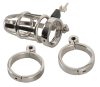You2Toys - Chastity Cage - fém pénisz ketrec, lakattal