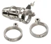 You2Toys - Chastity Cage - fém pénisz ketrec, lakattal