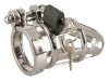 You2Toys - Chastity Cage - fém pénisz ketrec, lakattal