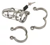 You2Toys - Chastity Cage - fém pénisz ketrec, lakattal