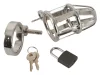 You2Toys - Chastity Cage - fém pénisz ketrec, lakattal