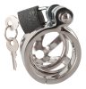 You2Toys - Chastity Cage - fém pénisz ketrec, lakattal