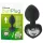 You2Toys Anal Plug - fehér köves anál plug (fekete)
