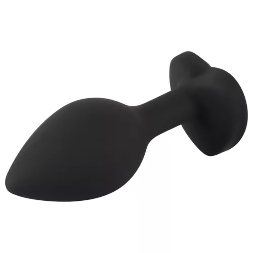 You2Toys Anal Plug - fehér köves anál plug (fekete)