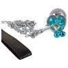 You2Toys - Butt Plug Set - anál plug szett + póráz (ezüst)