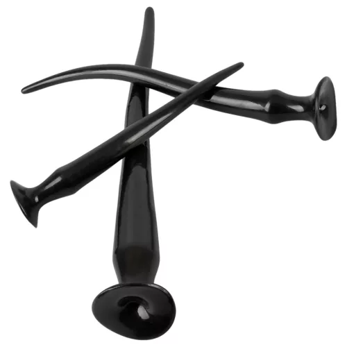 You2Toys - extra hosszú anál plug szett (3 részes) - fekete