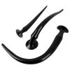 You2Toys - extra hosszú anál plug szett (3 részes) - fekete
