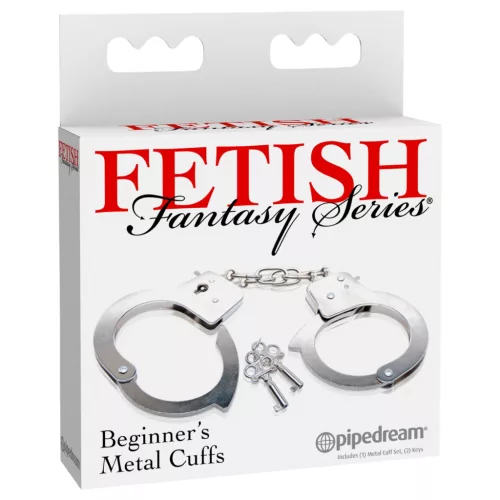 Fetish Fantasy - fém bilincs (ezüst)