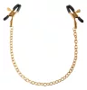 Pipedream Fetish Fantasy Gold - mellbimbó csipesz (arany)