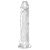 King Cock Clear 8 - tapadókorongos, nagy dildó (20cm)