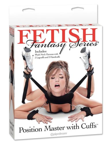 Fetish Position Master - BDSM kötözőszett (fekete)