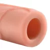 Pipedream - X-TENSION Mega 3 - élethű péniszköpeny (22,8 cm, natúr)