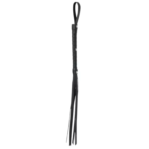 Pipedream - Fetish Fantasy Deluxe Cat-O-Nine - korbács - fekete (65cm)
