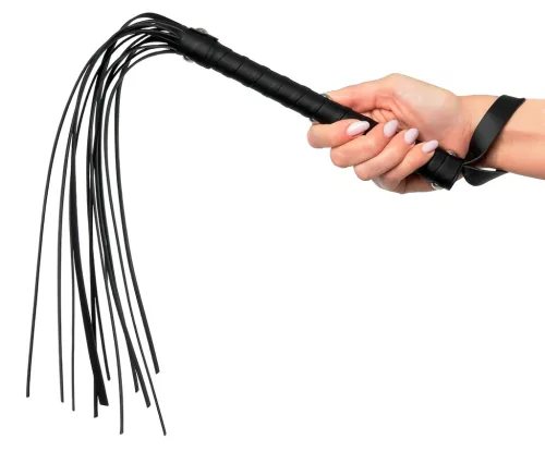 Pipedream - Fetish Fantasy Deluxe Cat-O-Nine - korbács - fekete (65cm)