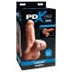PDX Reach Around - 2in1 műpopsi és péniszköpeny (natúr)