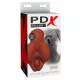 PDX Pick Your Pleasure - 2in1 élethű maszturbátor (barna)