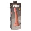 King Cock Elite 7- tapadókorongos, élethű dildó (18cm) - natúr